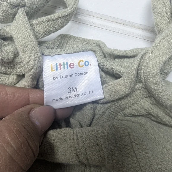 Little Co. Green Baby Girls Romper - Picture 3 of 5